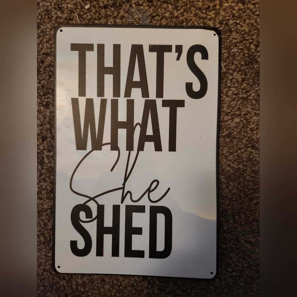 Black and White Wall Sign - Home Decor